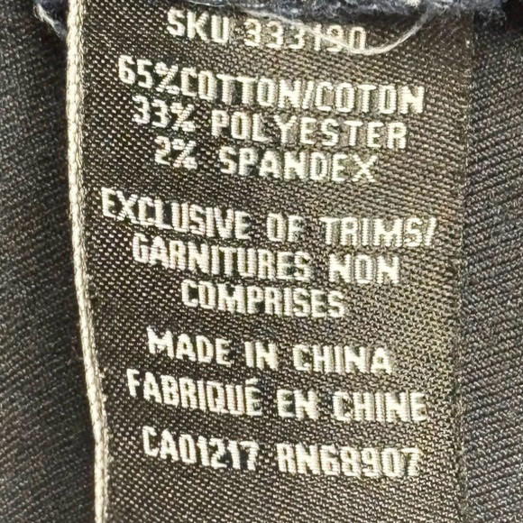 Le Chateau Denim Collared Full Button Down Tie Waist Adjustable Cuff Dress XXL - Picture 7 of 8